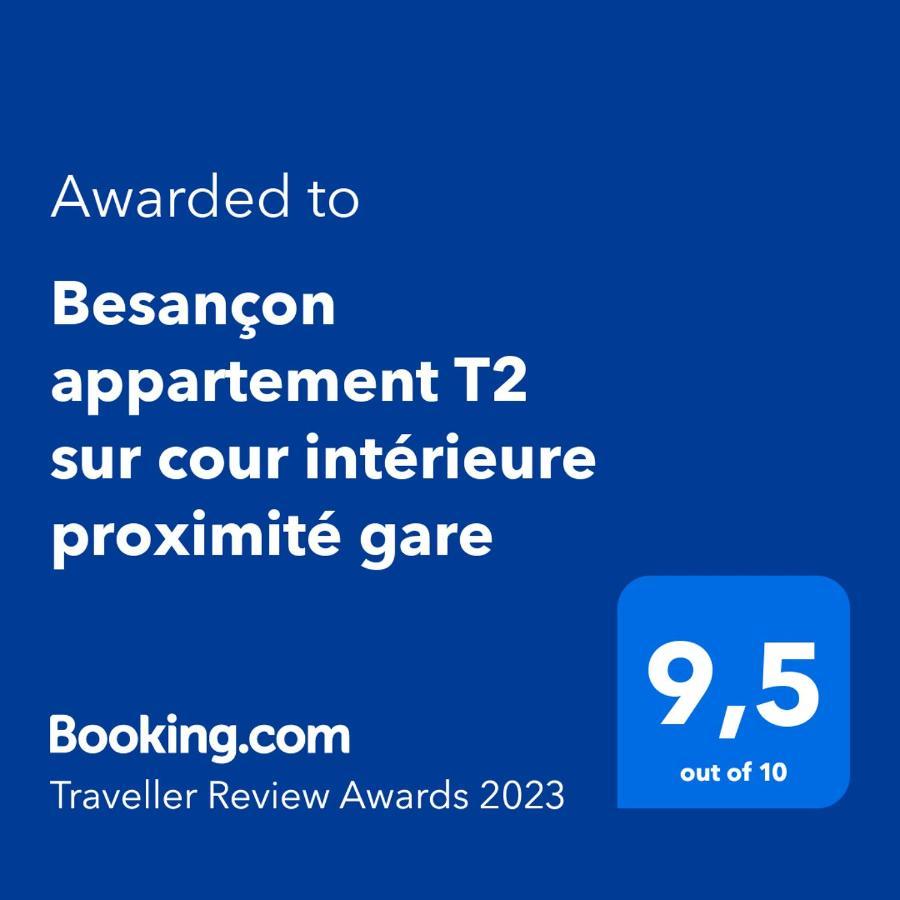 Besançon appartement T2 sur cour intérieure proximité gare Exterior foto