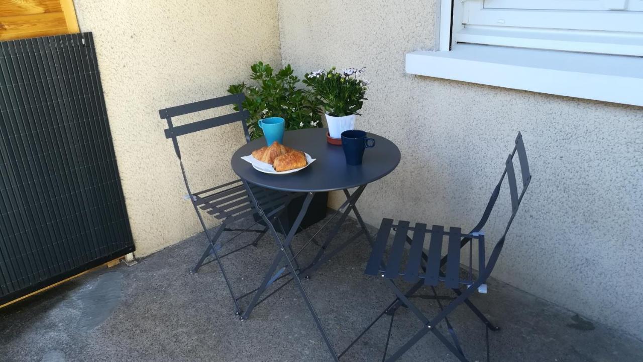 Besançon appartement T2 sur cour intérieure proximité gare Exterior foto